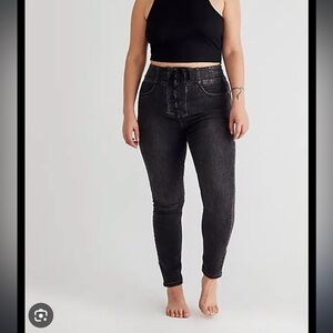 We the free crvy lace up jeans